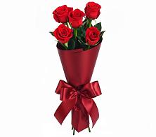 Букет 5 Красных роз Эдлесс Лав в Федюково