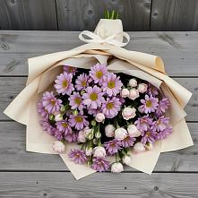 Букет цветов из:  Розы и Хризантемы #REPLACE_PRED# Федюково