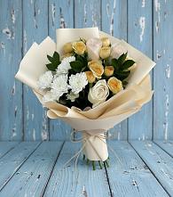Букет цветов из:  Розы и Хризантемы в Федюково
