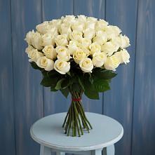 Букет 51 Белая роза Эдлесс Лав #REPLACE_PRED# Федюково