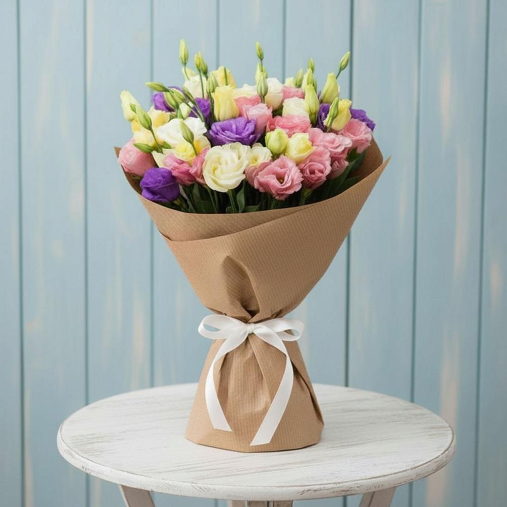 Букет цветов из: Лизиантусы в Федюково