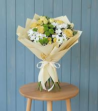 Букет цветов из:  Хризантемы и Розы в Федюково