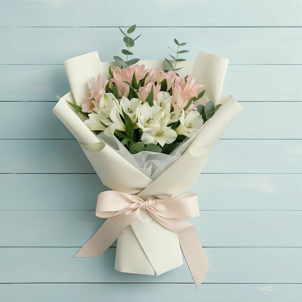 Букет цветов из: Альстромерии в Федюково