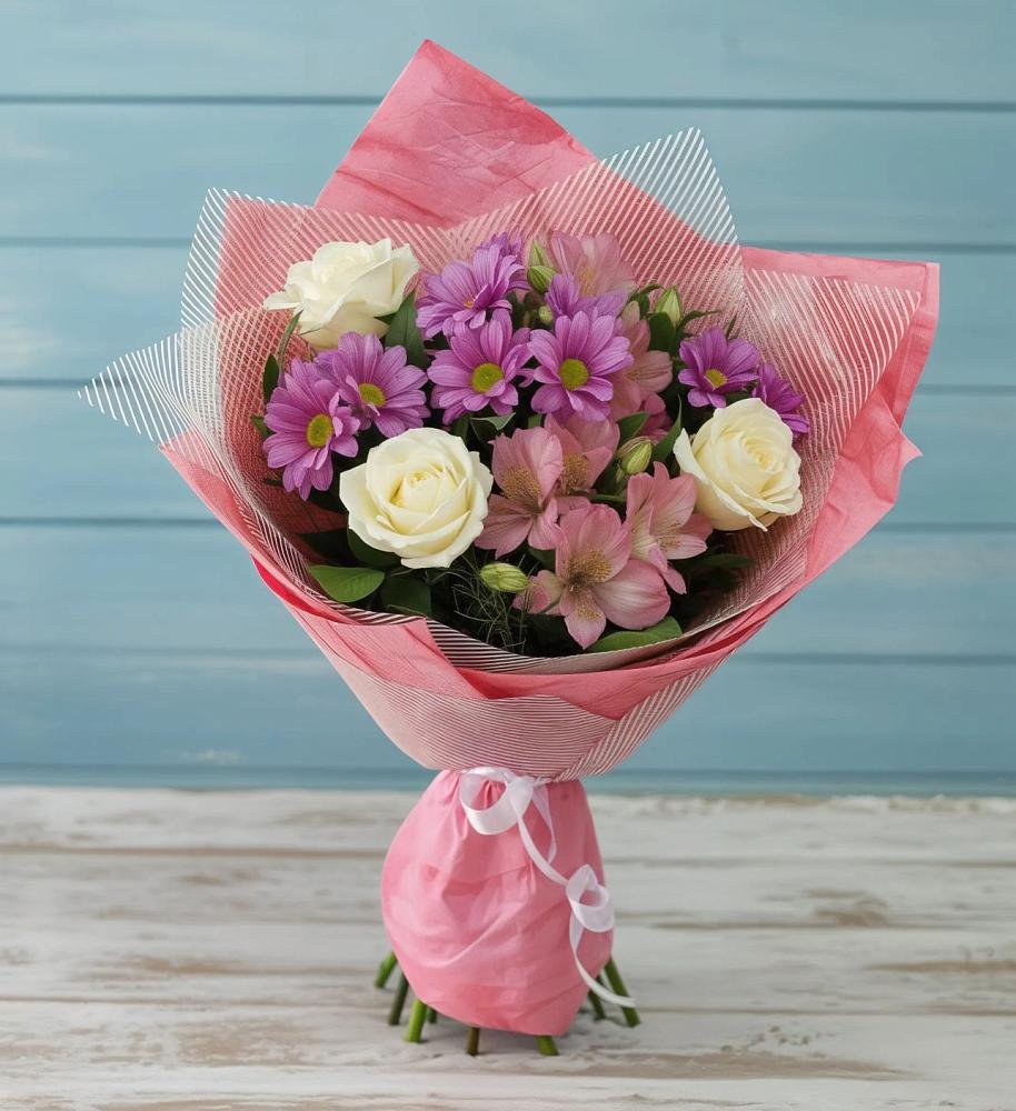 Букет цветов из: Герберы в Федюково