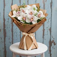 Букет цветов из:  Орхидеи и Розы #REPLACE_PRED# Федюково