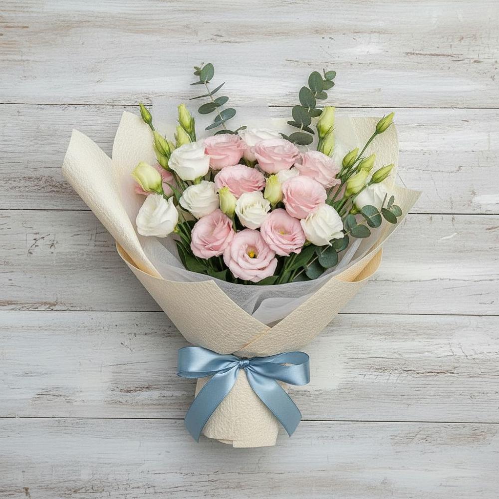 Букет цветов из: Лизиантусы в Федюково